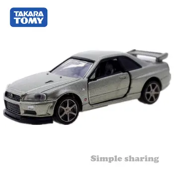 Takara Tomy Tomica Premium Nissan Skyline GTR V Nur SPEC Modelis Kit 1 : 62 Miniatiūriniai Diecast Automobilių Juokinga Magija Žaislai