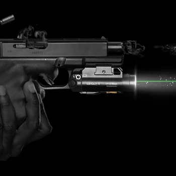 Taktinis karo LED Žibintuvėlis Žalias Lazeris taikymo Sritis Akyse Combo Airsoft Oro Patrankas Šautuvas, Pistoletas Kompaktiškas Kryptinis Šviesos Kostiumas Glock M4