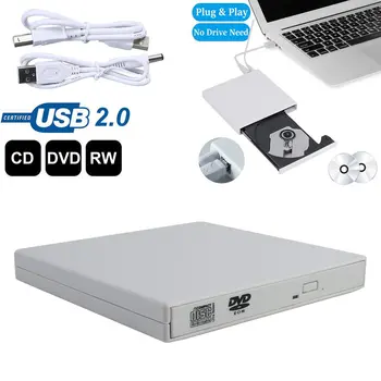 Universalus USB Išorės Combo Optinis įrenginys CD/DVD Grotuvas, CD Burner KOMPIUTERIUI Laptopo Win 7 8 DVD įrašymo įrenginį, Skirtą Kompiuterį