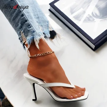 Vasaros sandalai 2021 moterų sexy bomba aikštėje kojų Aukštos obcasie batų Kojų tvirtinimo Stiletto kulniukai sandalai moterims siurbliai