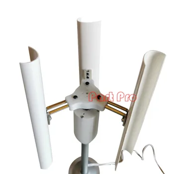 Vertikalios Ašies Vėjo Turbinos Modelio Trijų fazių, Nuolatinių Magnetų Generatorių vėjo malūnas Žaislas Naktį Šviesos Priėmimo PASIDARYK pats Ekranas