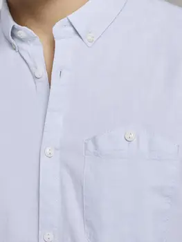 Vyriški marškiniai Tom Tailor verslo, darbo, šviesus vasarą kiekvieną dieną išspausdintas gražus darbas patogiai spalva jaunimo lengvosios atsitiktinis pritvirtinti įrengtas prarasti klubas švenčių