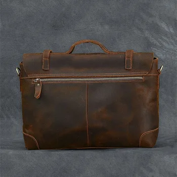 Vyriški portfelis crazy horse odos vyriški verslo atkurti senovės būdų krepšys vyriškos rankinės nešiojamojo kompiuterio krepšys