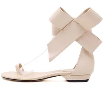 XDA 2019 Moterų sandalai Seksualus Mados Didelis bowknot Moterų Batai Zapatos Mujer Atsitiktinis butas sandalai Dizaineris Gladiatorių Moterų sandalai