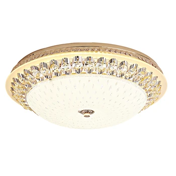 Šiuolaikinių LED Krištolo Šviesa Apskrito Aukso Lubų Lempa Luminarias Rotonda Šviesos Kambarį Praėjimo Koridorius Virtuvė