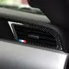 1 Pora Anglies Pluošto prietaisų Skydelio A/C Oro Angos Rėmo Apdaila Lipdukas Padengti Trim Automobilių Optikos Reikmenys Ford Mustang-2017