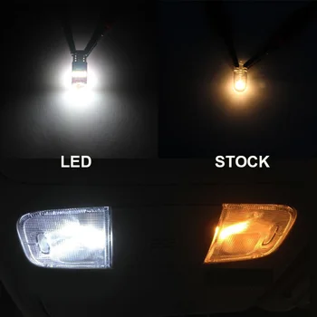 10 Lemputes Baltos spalvos Automobilis LED Interjero Žemėlapis Dome Light Kit Tinka-2017 m. 2018 m. 2019 M. Nissan Versa Magistraliniai Krovinių Licencijos numerio ženklo apšvietimo Žibintas