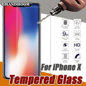 10vnt 2.5 D Grūdintas Stiklas 9H Screen Protector Įrodymas, Premium, Filmas, iPhone 12 Mini Pro 11 Max XS XR X 8 7 6 6S Plus SE 5 5S