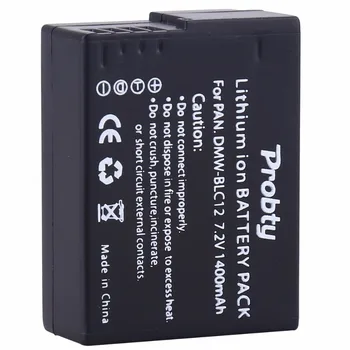 1pcs PROBTY NT-BLC12 NT BLC12 Baterija + Įkroviklio rinkinys, skirtas Panasonic DMC GH2 G5 G6 V-LUX4 DMC-GH2 FZ1000 FZ200 DMC-G7 DMC-G85