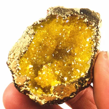 2 vnt. Aukštos kokybės Tibeto kvarco kristalo geode išskirtinį mineralinį pavyzdys raganavimas gydymo
