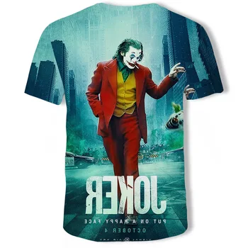2020 m. nauja baltos spalvos atsitiktinis homme kietas antihero hip-hop marškinėlius streetwear Joker Joaquin Phoenix harajuku juokingi marškinėliai vyrams