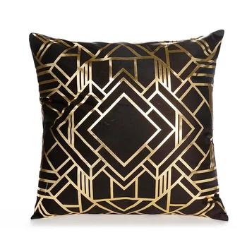 2020 naujas juodojo aukso high-end pagalvė tinka namų apdailos pagalvėlė sofos pagalvėlės, pagalvės, 45*45cm