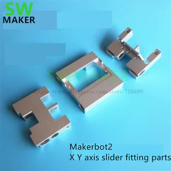 3D spausdintuvas MK10 dalys, Aliumininiai X ašies metalo Ekstruderiu Vežimo LM8UU Y ašies vežimo rinkinys MK2 CTC Flashforge Atnaujinti