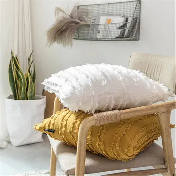 45/50/30x50cm balta/imbieras/smėlio spalvos/pilka medvilnės skalbiniai pagalvėlė padengti sofa pakraščiuose mesti užvalkalas lumabr pagalvę padengti pagalvę padengti