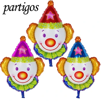 50pcs/daug 80*63cm vaikų žaislai helio balionas orbs vestuvės santuoka šalis dekoro klounas galvos pripučiami oro kolbų