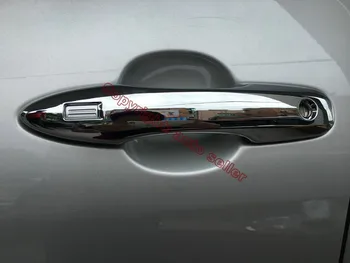 ABS ChromeCar Apdaila Durų Rankena Padengti Apdaila Liejimo Su Smart Skylę 