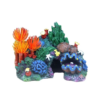 Akvariumo Įranga, Reikmenys Rockery Stiklo Žuvų Bakas Kraštovaizdžio Puošmena Dervos Amatų Shell Koralų Vandens Augalų, Naminių Reikmenys