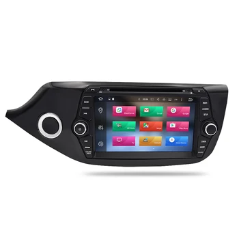 Android 10.0 Automobilio DVD Grotuvas GPS Glonass Navigacijos, Multimedijos už Kia Ceed 2013 Auto RDS Radijo Garso ir Vaizdo Stereo