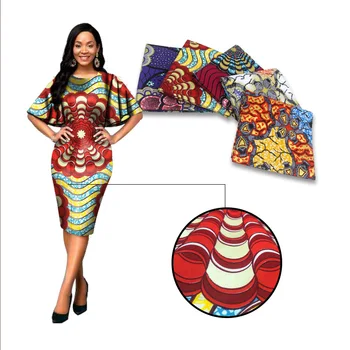 Ankara medvilnės Vaškas Aukštos Kokybės, Suknelė Medvilnės Atspausdinti Afrikos Vaškas Audinio 6 metrų H17022401
