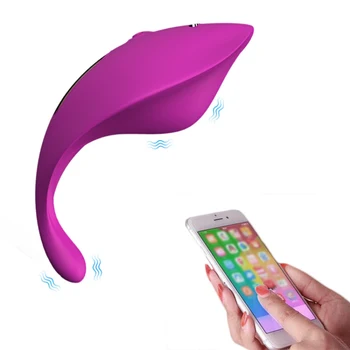 App Nuotolinio Valdymo Vibratorius, Sekso Žaislas Vibruojantis Kiaušinis G Spot Klitorio Stimuliatorius Panty Vibratorius Poroms Sekso Belaidžio 