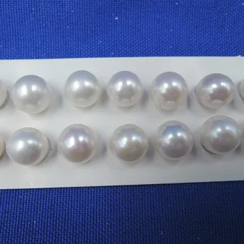 Aukštos kokybės perlų karoliukais,8-9 mm, gėlo vandens prarasti pearl su tobulos apvalios formos-AAAAA kokybės