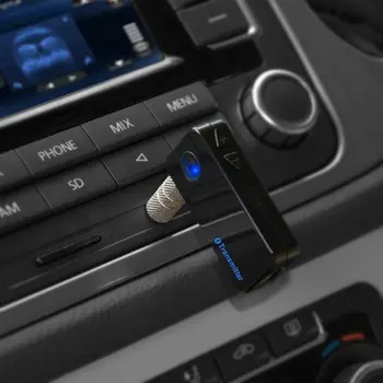 Automobilis-Namų Vertus-nemokama Belaidžio V3.0 Muzikos Garsiakalbis RCA 3.5 mm Stereo Garso HiFi AMP Imtuvas, Adapteris Raktu A2DP Juoda
