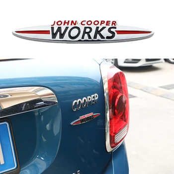 BMW Mini John Cooper Works JCW Automobilio Galiniai Lauke 3D Metalo Modifikuotų Asmenybės Automobilių Lipdukai, Automobilių Kėbulo Apdaila Žymėjimas