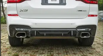 BMW X3 Kėbulo komplektas, spoileris, 2018-2019 BMW X3 G01 ABS Galinis lip galinis spoileris Bamperio Difuzorius Buferiai Raštas