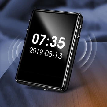 BTSMONE X62 Bluetooth 5.0 metalo MP3 grotuvas visiškai jutiklinis ekranas integruotas garsiakalbis 16G su e-knyga, FM radijo įrašymas ir vaizdo atkūrimas