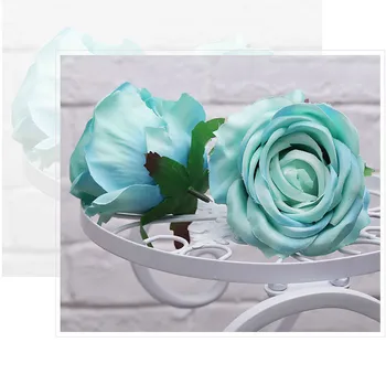 DAUG 10VNT 8-10cm Dirbtinių Rožių Žiedų Galvučių Vestuvių Dalyvavimo Šalies Netikrą Gėlės Sode Apdailos Priedai Flores