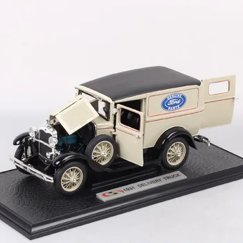 Didelis 1:18 Mastelis 1931 M. Modelio Ford Deluxe Tudor Pristatymo Van Diecasts & Žaislinės Transporto Priemonės Automobilio Modelio Miniatiūra Parašas Dovanos Vaikams