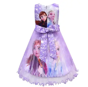 Disney Vaikams Mergina Užšaldyti Suknelė Mergaitėms Šalis Princesė Dress Vaikams, Kūdikių Dovanos Intant Šalies Drabužiai Stilingi Drabužiai