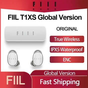 FIIL T1XS TWS Pasaulio Versiją, Tiesa, Belaidės Ausinės IPX5 Sport 