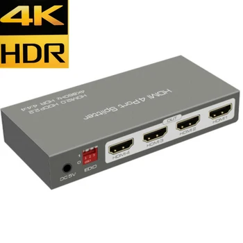 HDMI 2.0 Splitter 4K 60Hz HDR HDCP 2.2 2.0 HDMI 1, 2 out HDMI 2.0 1X4 splitter EDID valdymas(2 skirtingas rezoliucijas palaikoma)