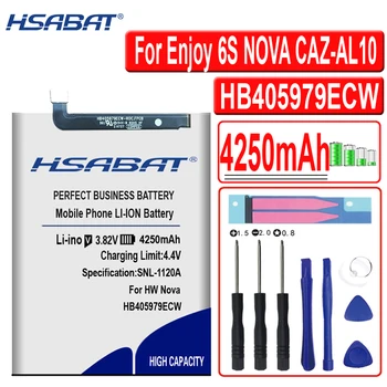 HSABAT HB405979ECW 4250mAh Baterija Huawei Mėgautis 6S NOVA CAZ-AL10/TL00 Garbę 7S, 7A 6A 6c Y6 PRO 2017 Y5 2017 p9 lite mini
