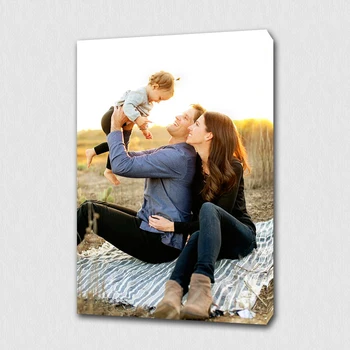 Individualizuotos Jūsų Šeimos Nuotrauka Prisiminimus Asmeninį Drobės, Spauda Ant Drobės, Namų Apdaila Sienos Menas/ Dovanos