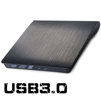 Išorinio USB 3.0 Didelio Greičio DL DVD RW įrašymo įrenginys CD Rašytojas Plonas Nešiojamasis Optinis įrenginys skirtas iMac, Asus, lenovo, Acer, Dell Nešiojamas PC HP