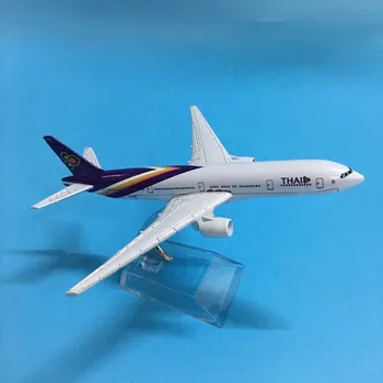 JASON TUTU 16cm Plokštumos Modelio Lėktuvo Modelį, Taju,,,, Boeing 777 Orlaiviai Modelis Diecast Metal Lėktuvų 1:400 Plokštumos Žaislą Dovanų