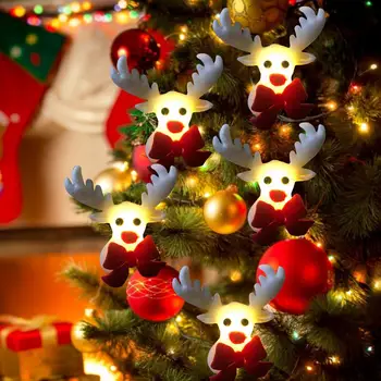 Kalėdų LED Žibintai Pasakų Žibintai, Baterija Šviesos Kalėdų Eglučių Žiburiai Xmass Dekoracija Namuose Dovanos Naujųjų Metų Navidad 2021