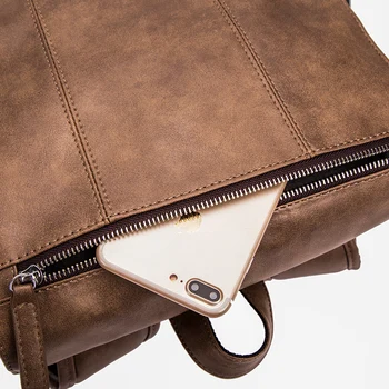 Karšto pardavimo vyriški autentiškas odos retro mados vyriški laisvalaikio pečių maišą kelionės bagpack studentų kompiuterio kuprinė jaunimo krepšiai