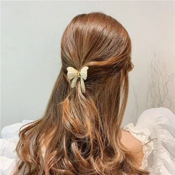 Korėjos Mados Prabangių Išskirtinį Mažų Plaukus, Nagus, Elegantišką Perlų Karoliukus, Plaukų Clips Geometrinis Plaukų Segtukai, Plaukų Aksesuarai