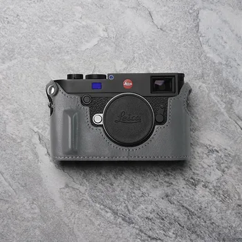 Leica M10 Kamera Ponas Akmens, Rankų darbo natūralios Odos Fotoaparato krepšys Vaizdo Pusė Maišelio Kameros Bodysuit
