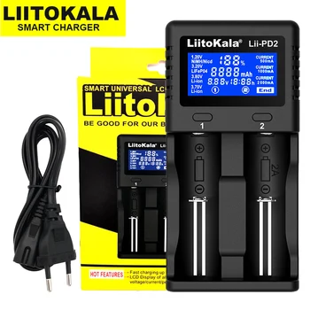 Liitokala Lii-500 Lii-PD4 Lii-500S Lii-402), 3,7 V 1.2 V 18650 baterijos Kroviklis 17355 21700 26650 AA 18350 18500 17500 25500 10440