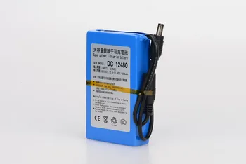 MasterFire Nešiojamas Super Talpos Įkraunama Ličio-jonų Baterija DC 12V 4800mAh VAIZDO Kamera Stebi Baterijos DC 12480