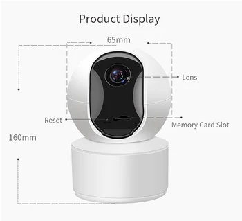 N_eye ip kameros 4mp wifi, kamera, Namų Apsaugos kamera, 360 laipsnių PTZ kamera