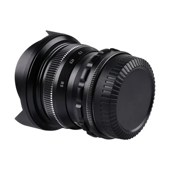 PERGEAR 12mm F2 Micro Vienos Kameros Objektyvas Super Platus kampas Rankinis Fokusavimas Fiksuotas Objektyvas Sony E/Fujifilm X/M4/3 /Nikon Mount Z