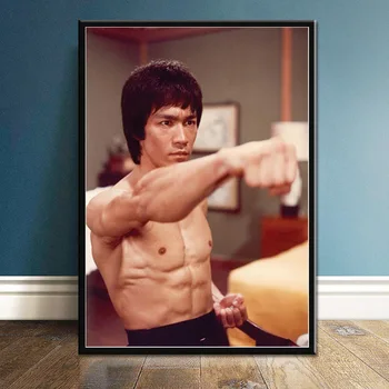 Plakatas Bruce Lee, Plakatų ir grafikos Paveikslai Tapyba Sienos Meno Nuotrauką Kambarį Namų Dekoro