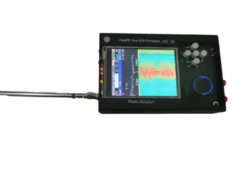 PORTAPACK H2 + HACKRF VIENAS SDR Radijas su Sumaištį Firmware + 0.5 ppm TCXO GPS + 3.2 colių Jutiklinis LCD ekranas + 1500mAh Baterija + Metalinis Atveju