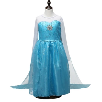 Princesė Užšaldyti Elsa Suknelė Mergaitėms Gimtadienio, Kalėdų Vakarėlį Drabužių Rinkinys Ana Elza Kostiumai Mergaitės Suknelės