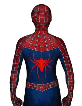 Raimi Helovinas Kostiumas Spandex 3D Spausdinimo Cosplay Bodysuit Supermeno Kostiumas Zentai Kostiumas